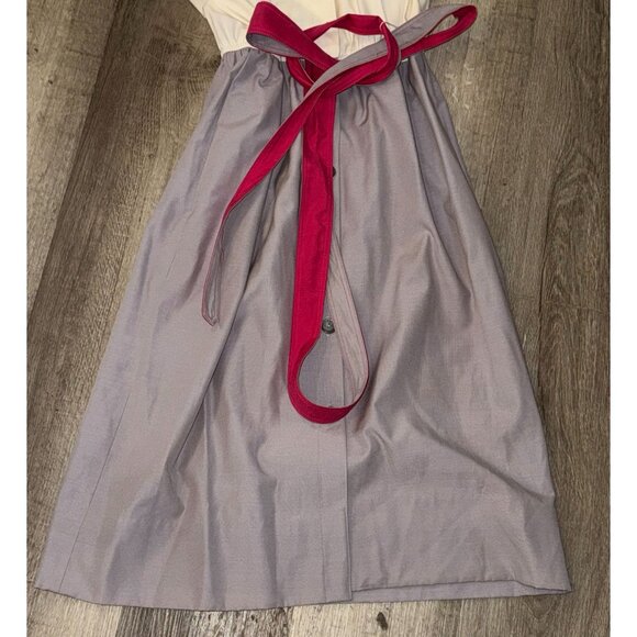 Vintage Ilse M. Womens 2-Piece Set Blazer & Dress Size 14 Pink/Gray/Cream - Picture 4 of 16